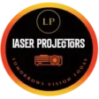 laser projectors logo with orange ring